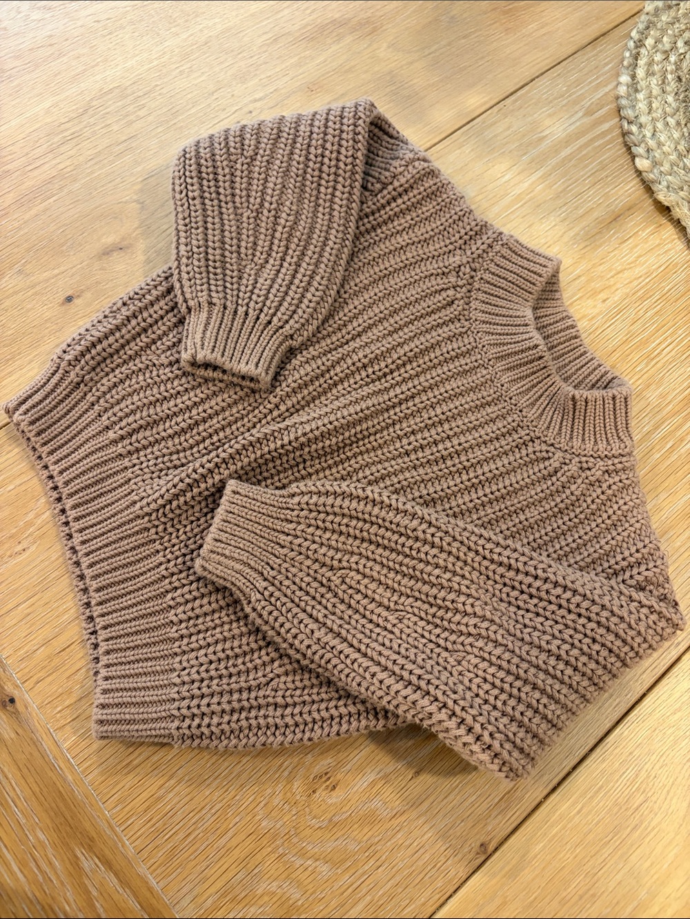 Quincy Mae organic cotton chunky knit sweater
